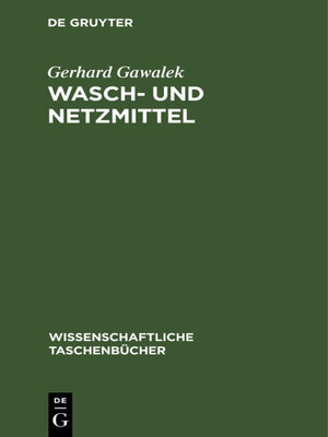 cover image of Wasch- und Netzmittel